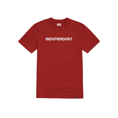 REMERA ETNIES INDEPENDENT LS TEE Red