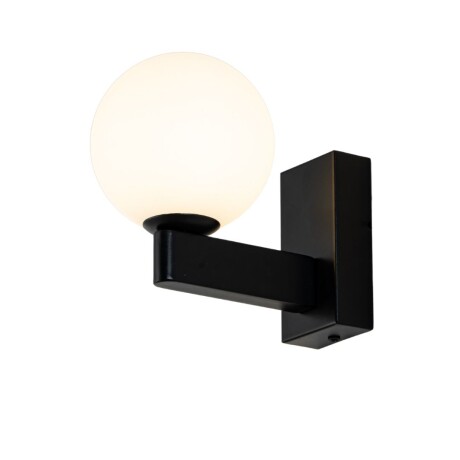 Aplique de Pared spot esfera minimalista NEGRO