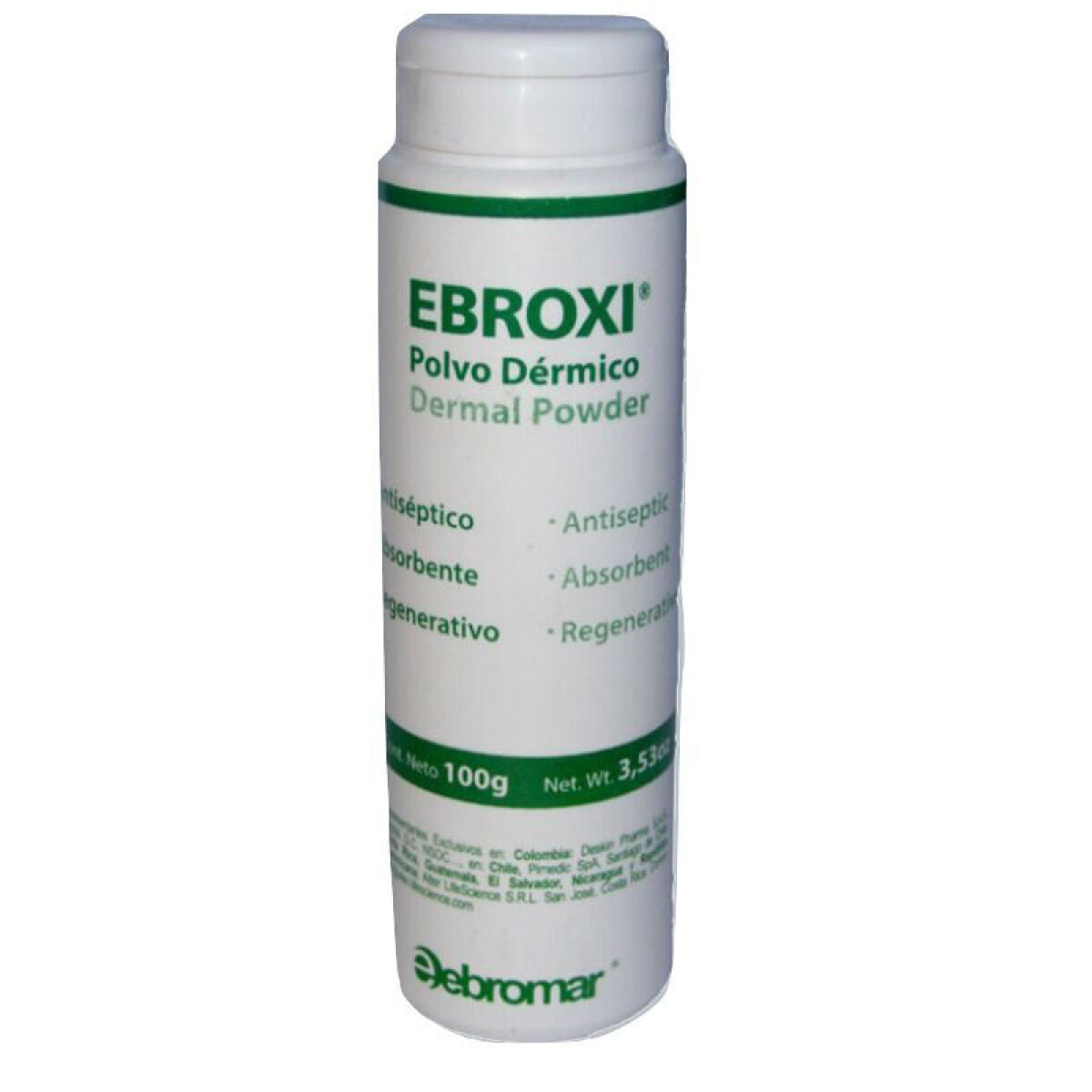 Ebroxi Talco 100 Gr 1 UN 