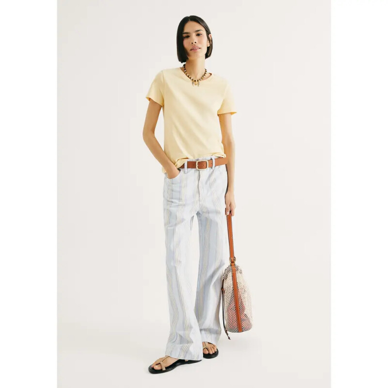 BLUSA MM FEM AMARELO CLARO