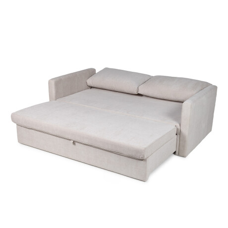 Sofá Cama Wey - Tela Microfibra Kruger 02-152 (Beige)