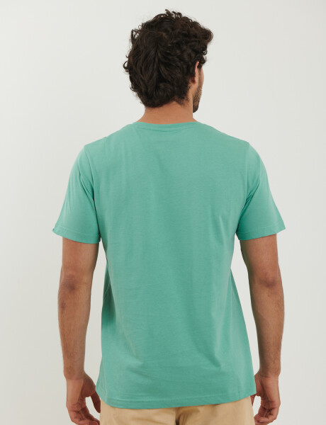 520958 T-SHIRT HARRINGTON LABEL Verde