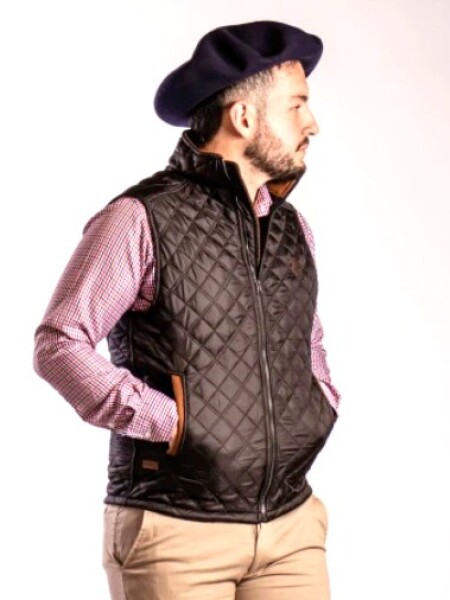Chaleco Capitoneado de Hombre Ecuestre negro 2