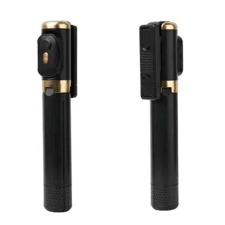 Palo Selfie Stick Trípode Extensible c/Bluetooth y Doble Luz Negro