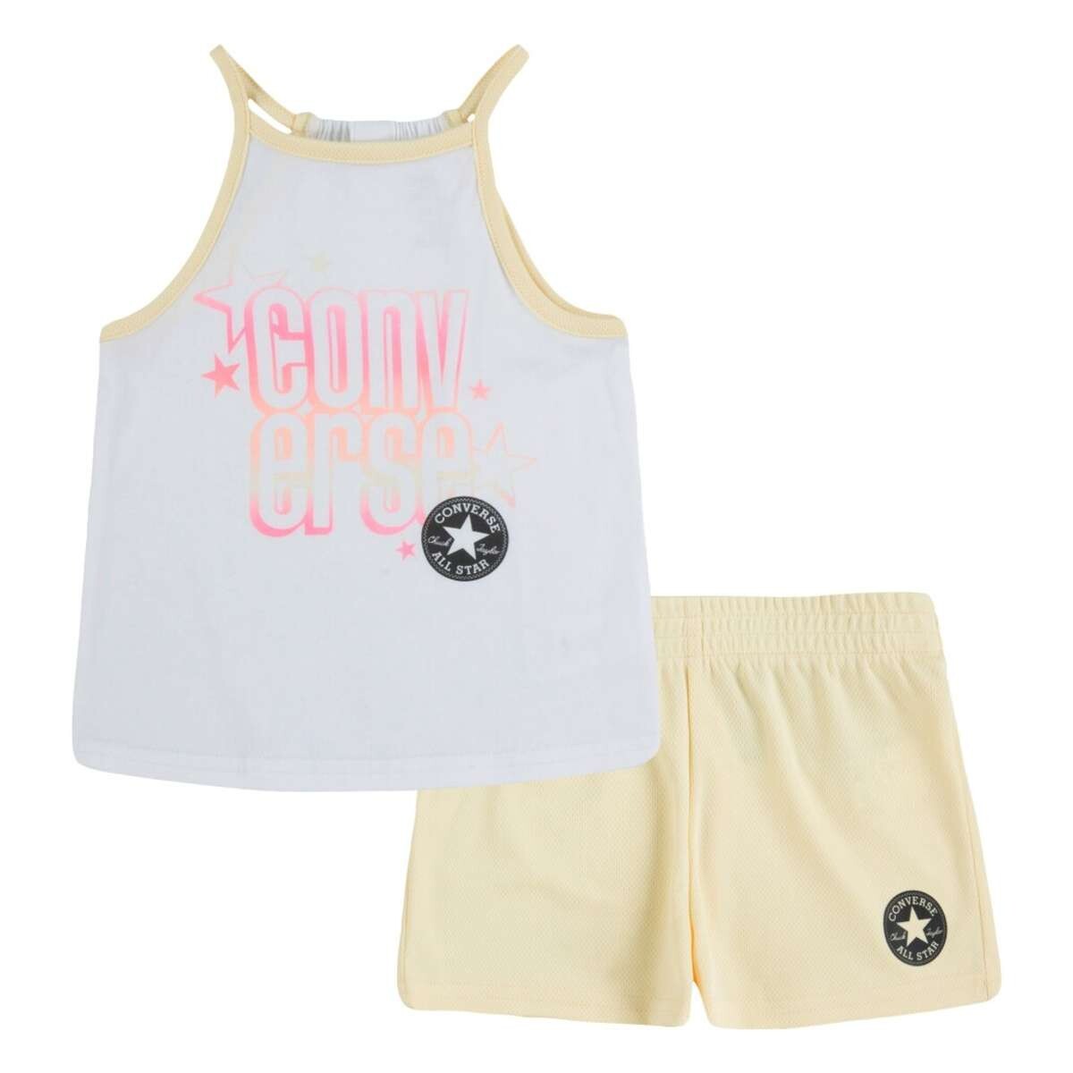 Conjunto All Star Grafhic Set de Niña - Amarillo 