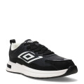 Championes de Hombre Umbro Refine Negro - Blanco