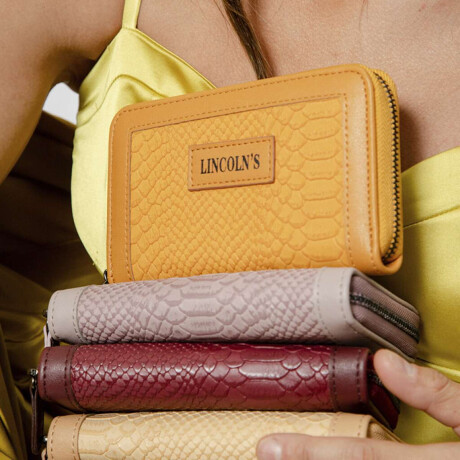 Billetera Madreselva Mostaza