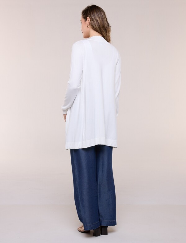 Cardigan Liviano Abierto CRUDO