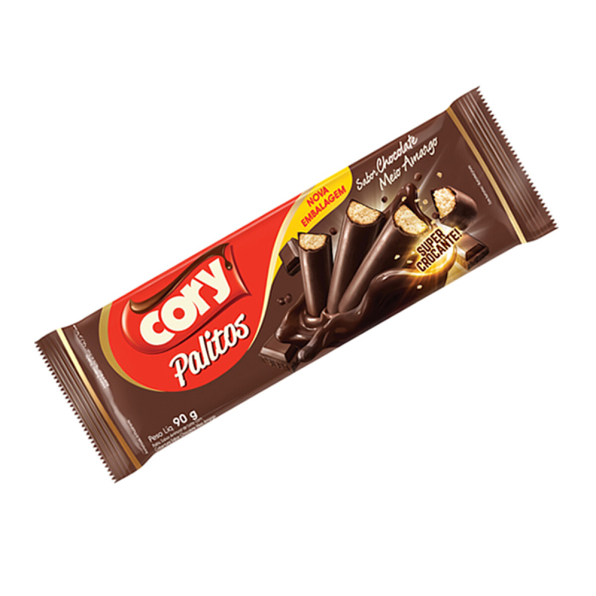 Palito Bañado CORY 90g x16 Unidades - Chocolate Semi Amargo 