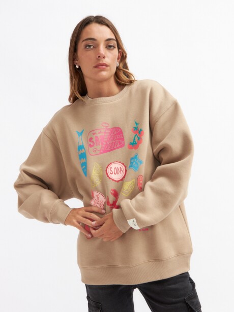 BUZO ESTRELLA BEIGE