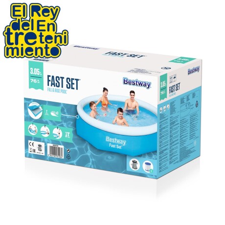 Piscina Bestway Gomón 3638 Lts 305x76 Cm Con Bomba Piscina Bestway Gomón 3638 Lts 305x76 Cm Con Bomba