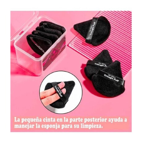 Set de 14 esponjas BS-Mall para base Triangle Puff con estuche colores surtidos Set de 14 esponjas BS-Mall para base Triangle Puff con estuche colores surtidos