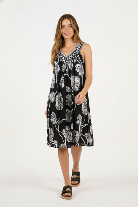 Vestido Poela Estampado 1