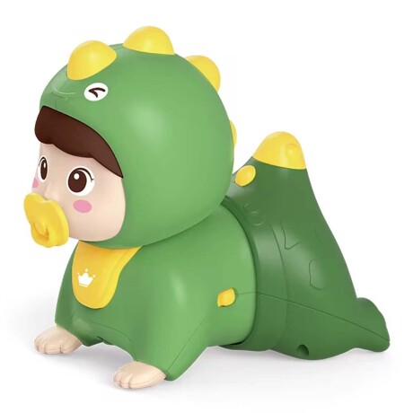 Muñeca Musical Bebé c/ Luz Juguete Estimulador Gateo Huanger Verde