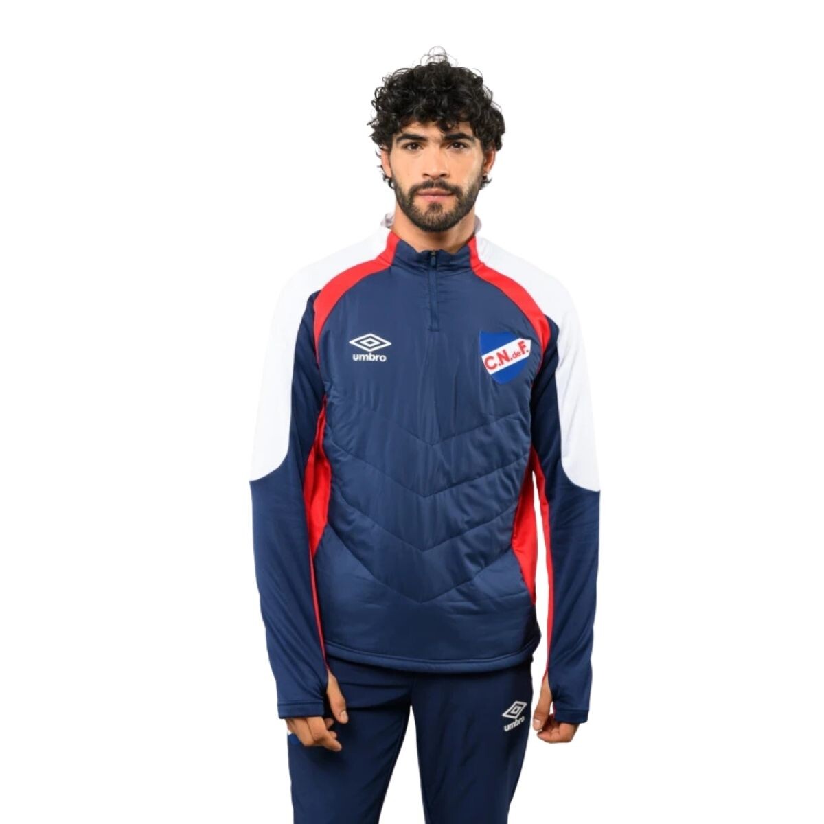 BUZO FORCE S-XL - MARINO/ROJ 