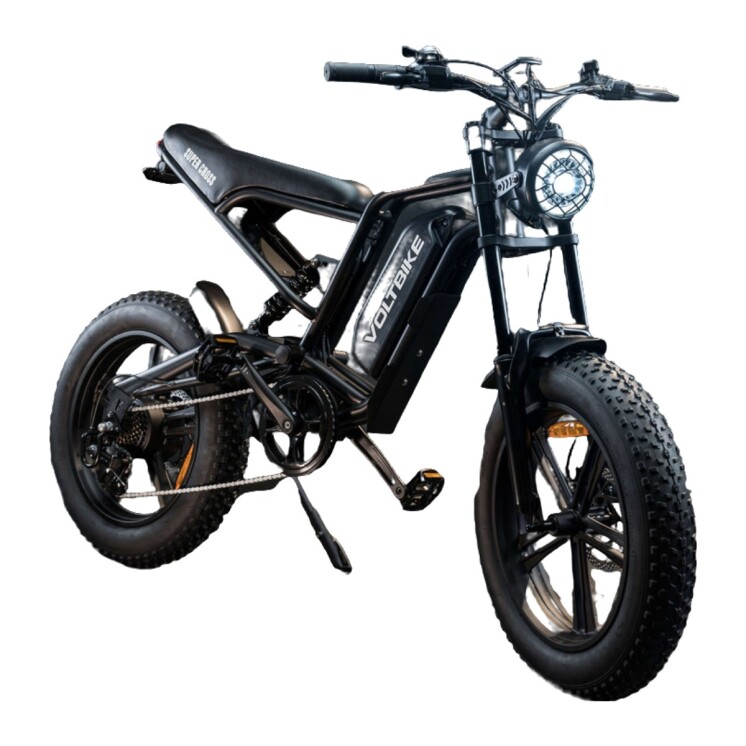 Bicicleta Eléctrica Fat Bike Voltbike SuperCross 500 W Rodado 20 Batería 48 V Verde