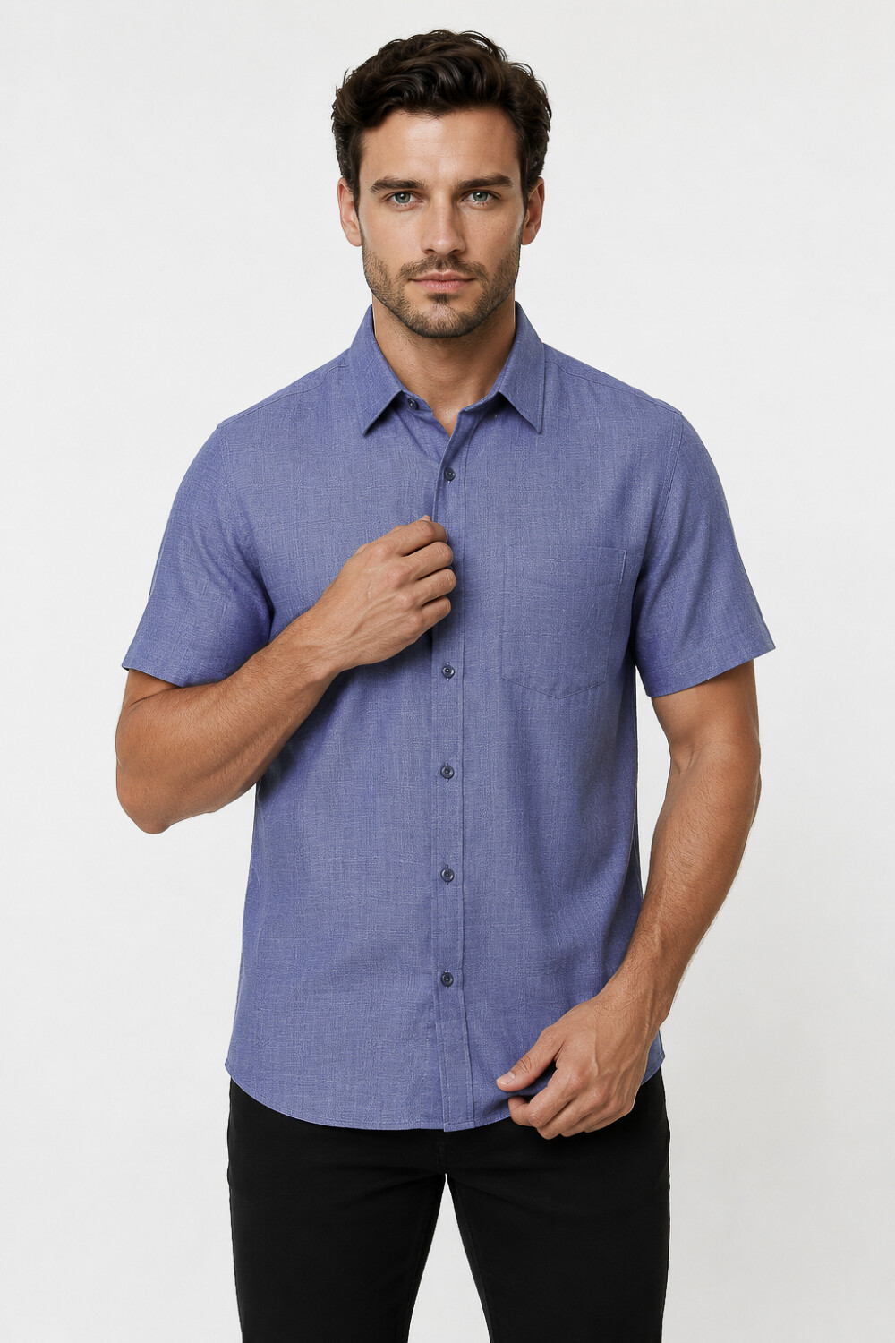 Camisa Exodo Azul Melange