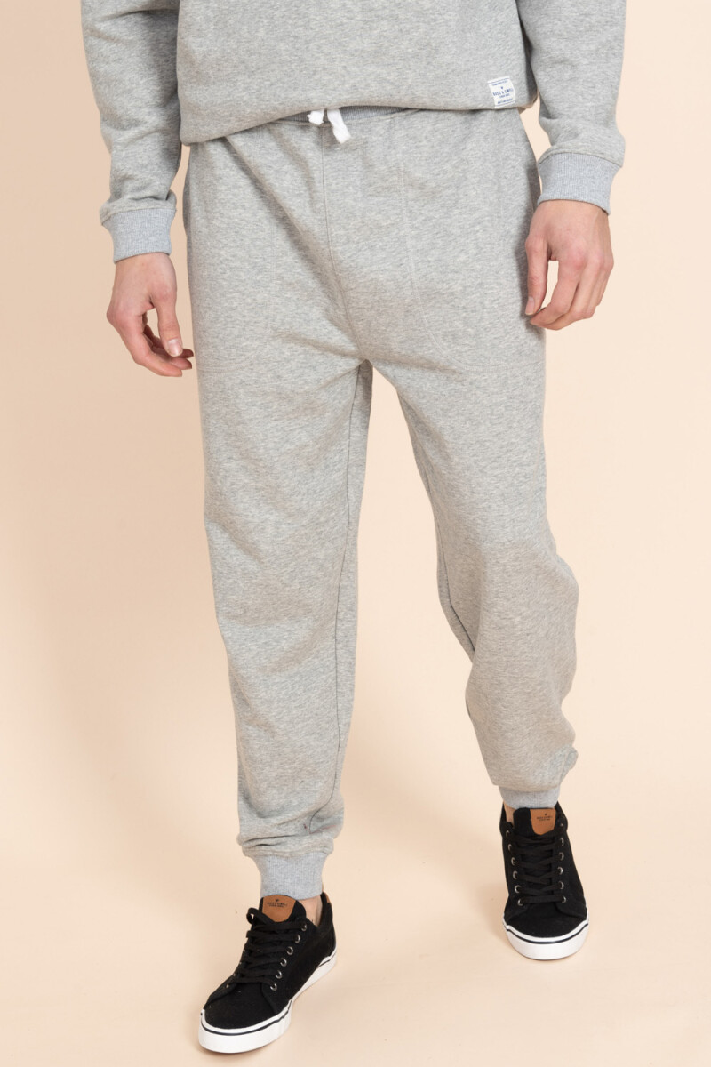 Pantalón deportivo con puño Gris