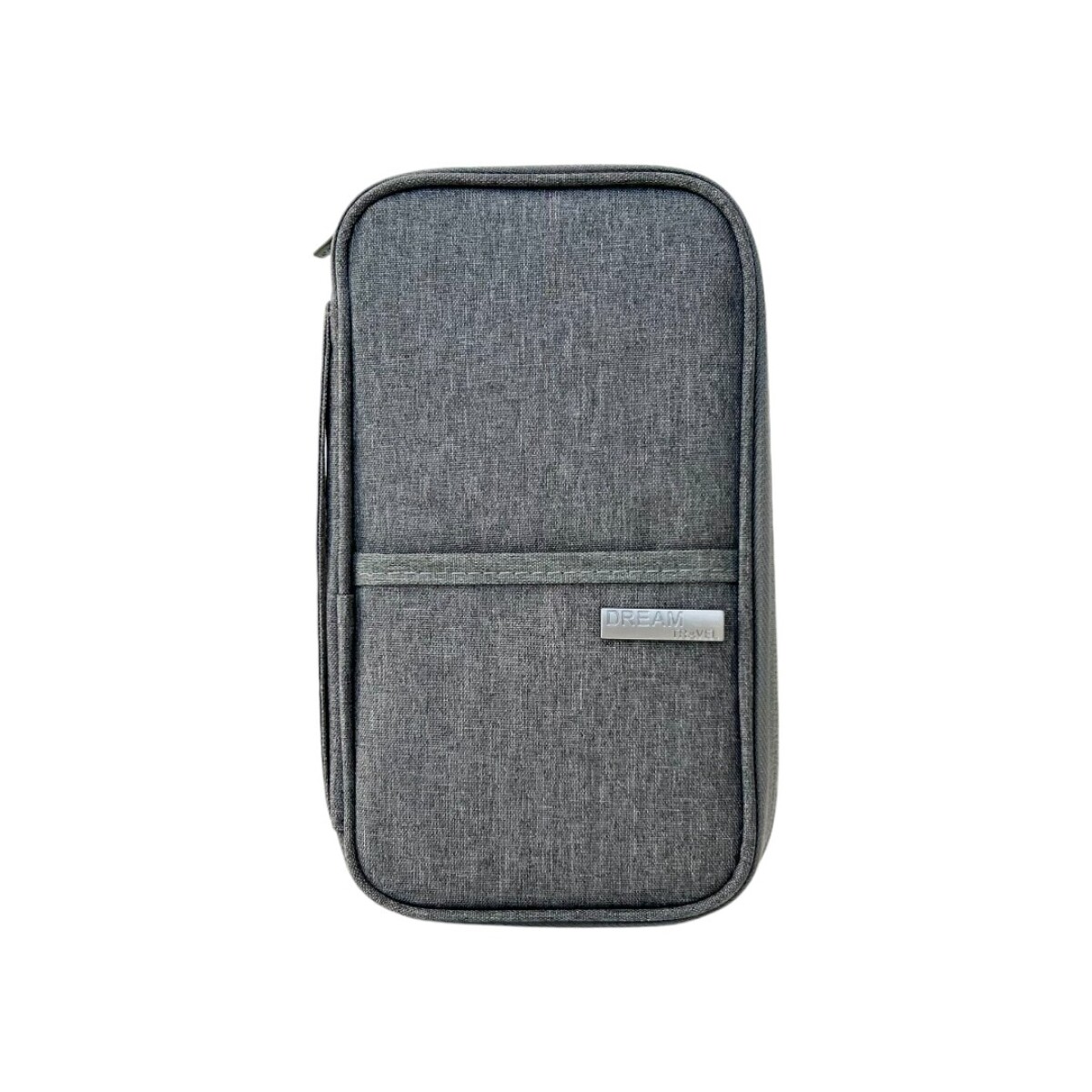 Portapasaporte Viaje - Gris 