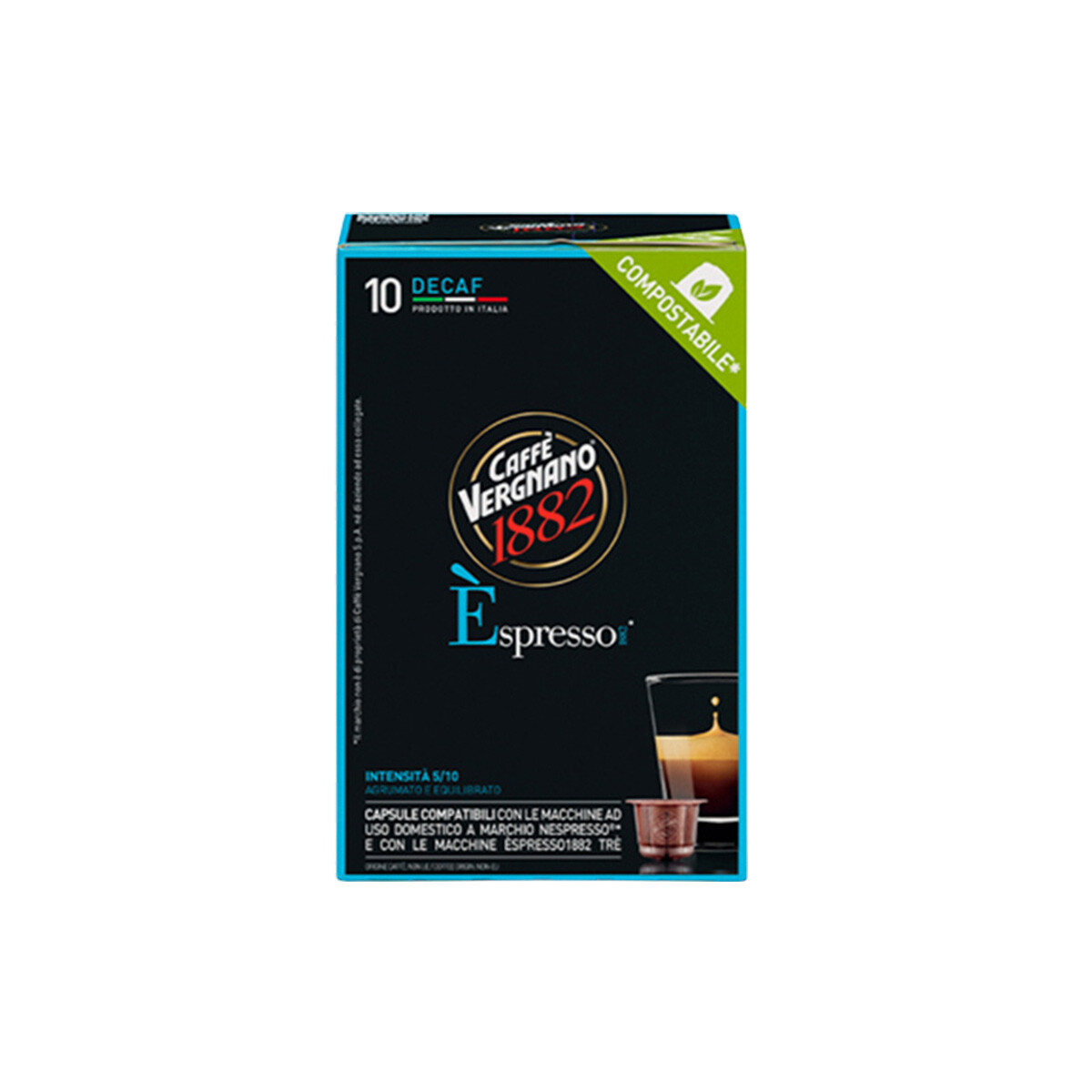 Cápsulas de Café Vergnano Descafeinado 10U Nespresso - 001 