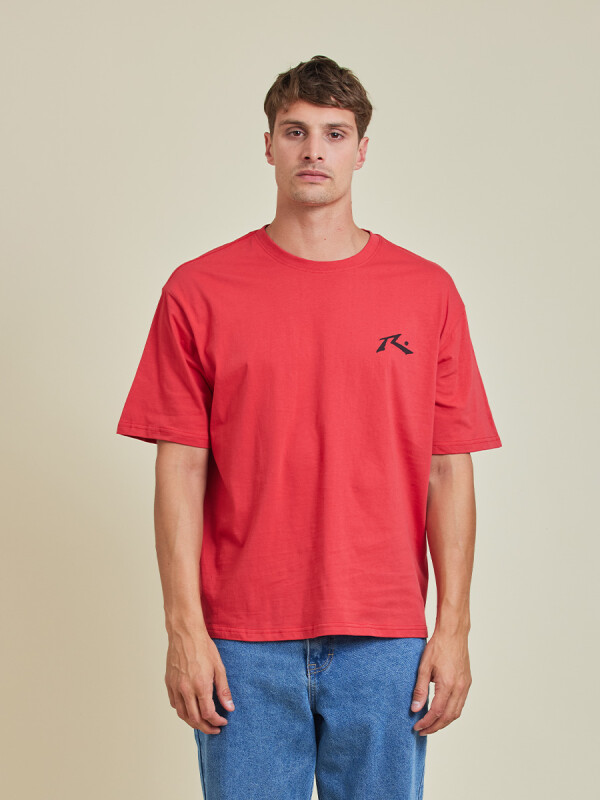 T-SHIRT GALIS RUSTY Rojo