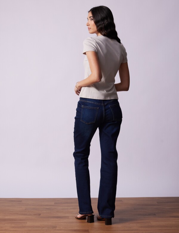 Remera Basica Modal Ribs BEIGE CLARO