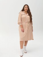 Vestido Greta Beige y negro