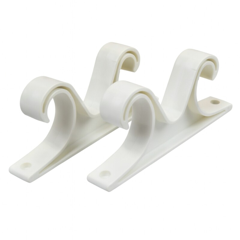 Set x2 soportes de techo doble BLANCO