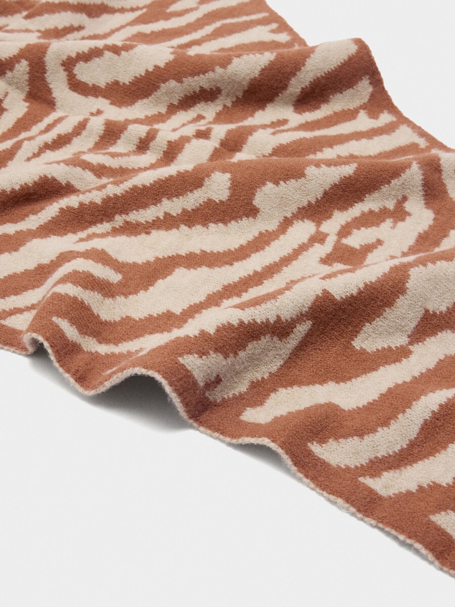 Chal Estampado Animal camel