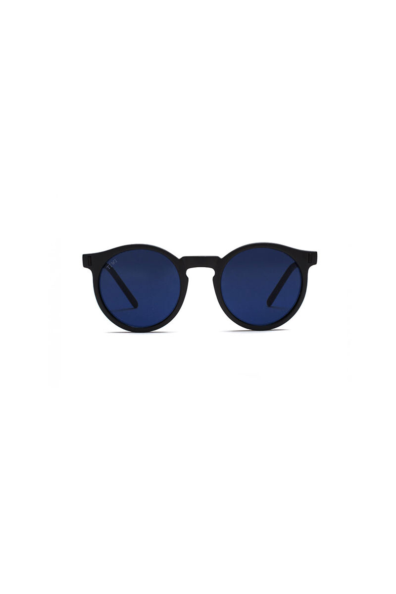 Tiwi Antibes - Rubber Black With Classic Blue Lenses 