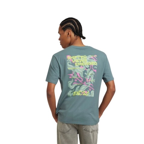 TSHIRT XXS-XXL AZUL PIEDR
