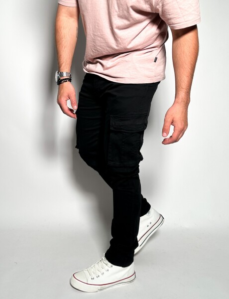Pantalon Cargo Scar Negro