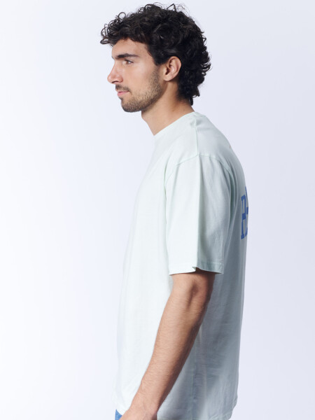 Remera oversize Resilience Verde Agua