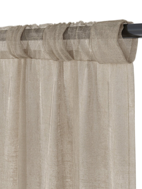 Cortina AGA 1x140x300 aspecto lino caqui Cortina AGA 1x140x300 aspecto lino caqui