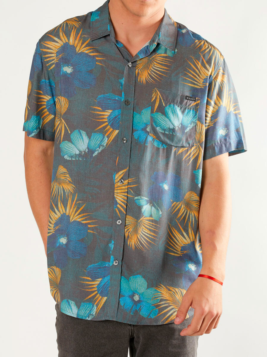 CAMISA RAUW TEEN RUSTY - Gris Oscuro 