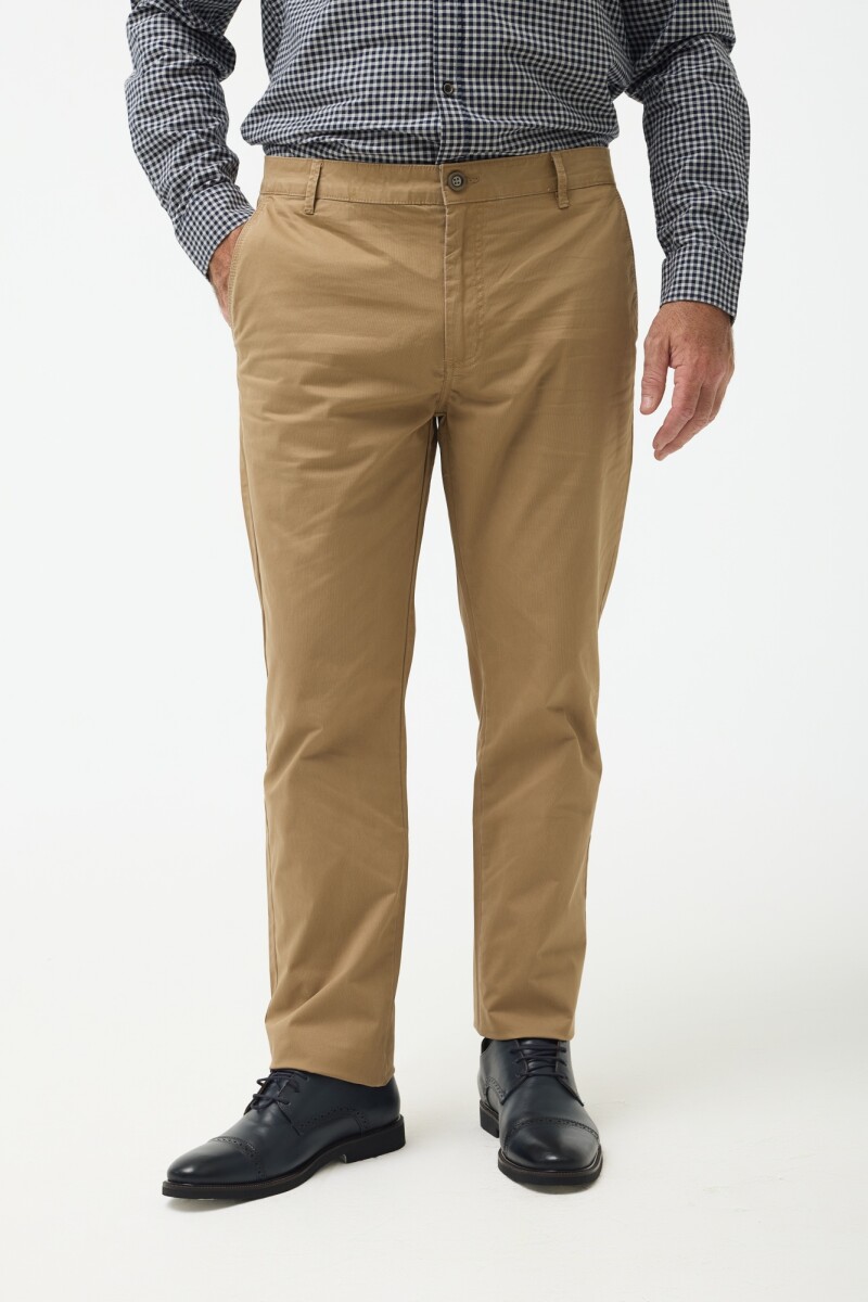 Pantalón Algodón Spandex Guarnieri - BEIGE 