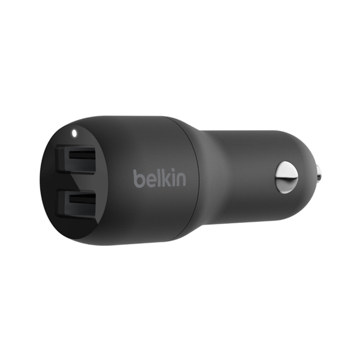 Cargador De Auto Belkin Dual USB-A de 24W Black 