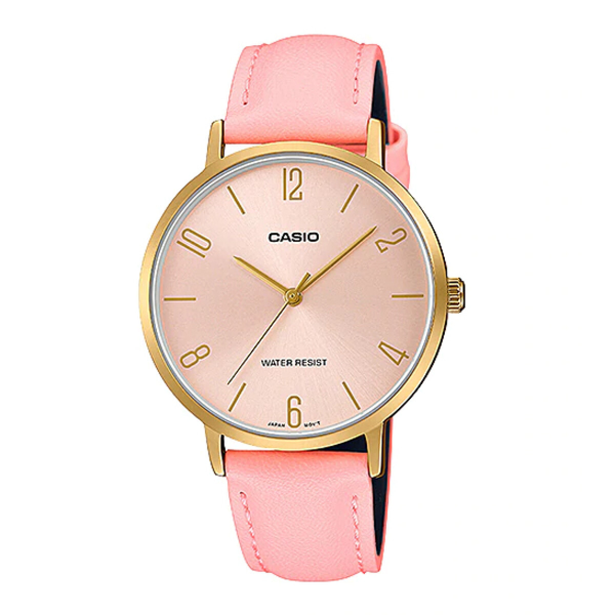 Reloj CASIO LTPVT01GL-4BUDF Cuero Rosada Esfera 34mm 