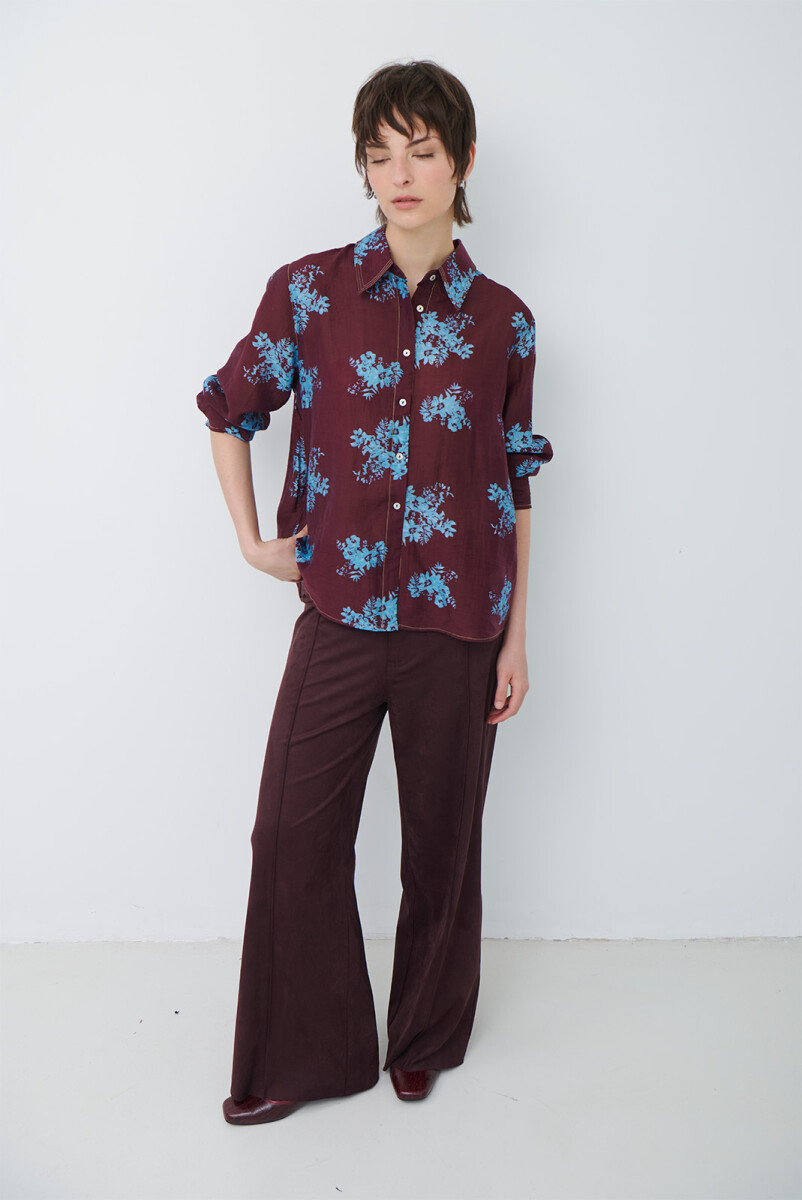 CAMISA HOPE - BURDEOS 