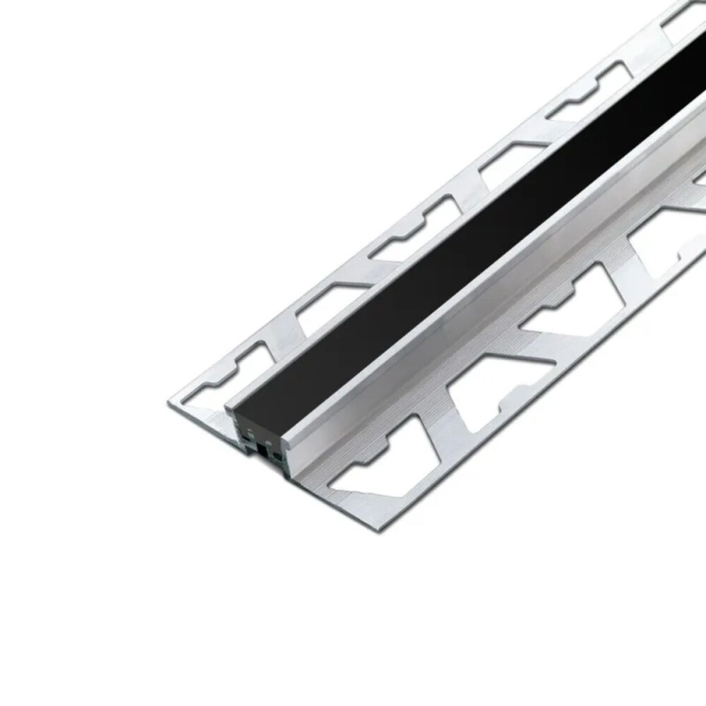 Aluminio junta dilatación Euro 12mm 2,5mt Negro Aluminio Junta Dilatación Euro 12mm 2,5mt Negro