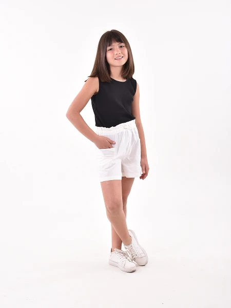SHORT FEDERICA BLANCO