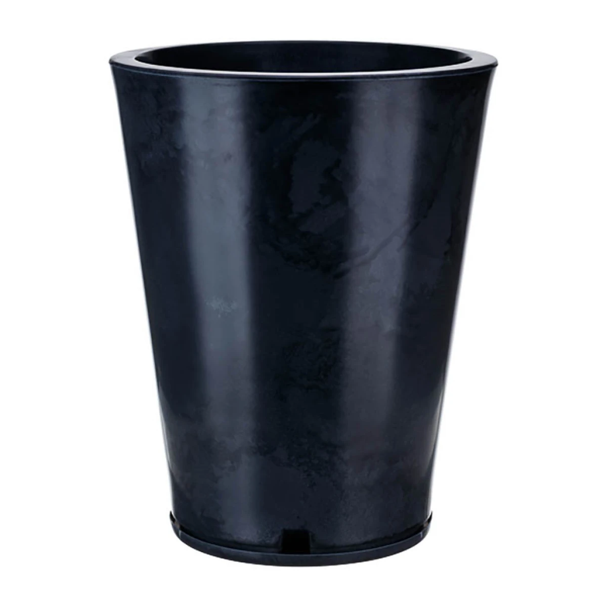 MACETA GENEBRA MARMORATO NEGRA 38X57CM 