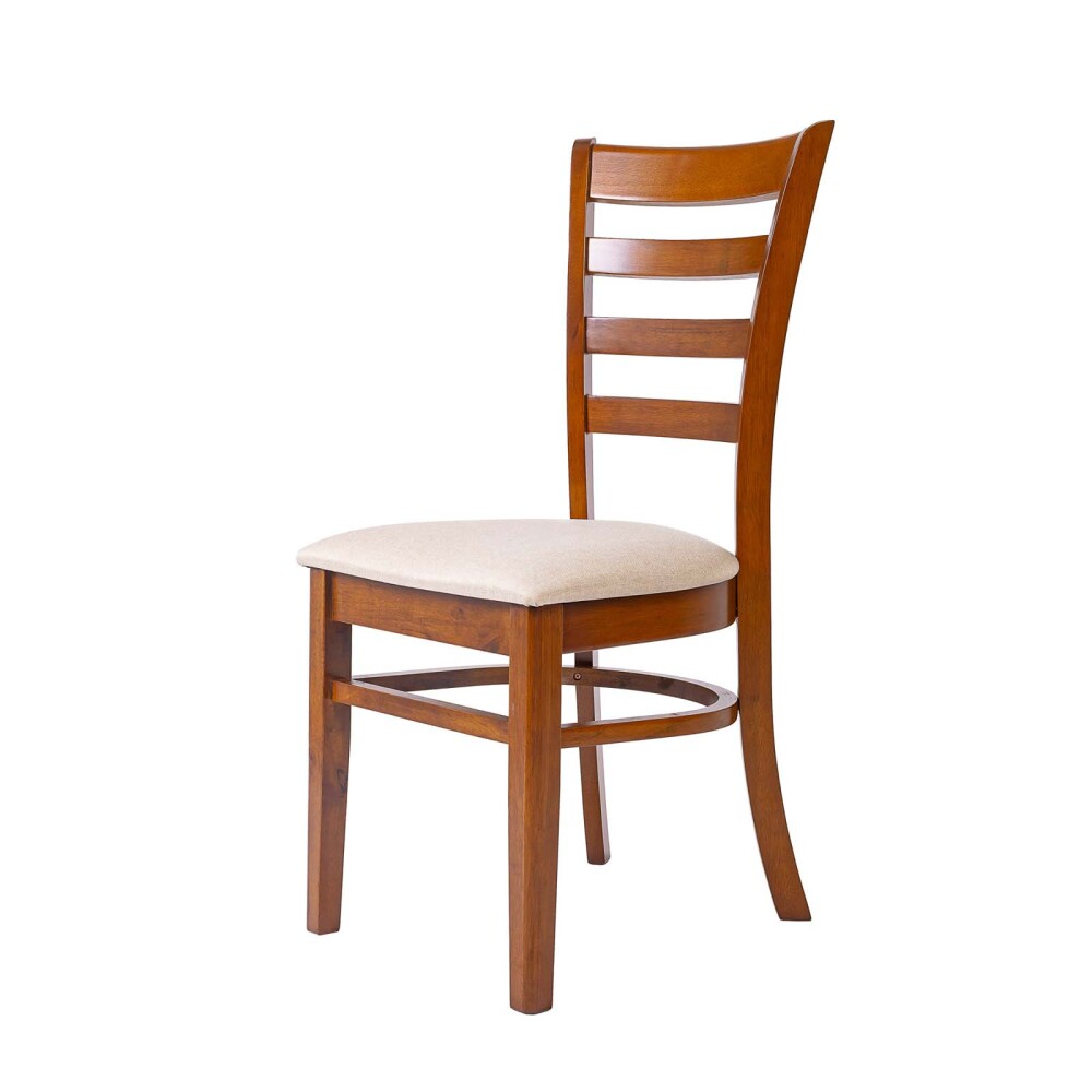 JUEGO DE COMEDOR 1+4 MADERA MARRON HV