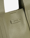 Shopper Basicos Shopper Con Doble Asa - Verde Militar