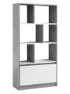 Estantería BILLUND blanco/cemento Estantería BILLUND blanco/cemento
