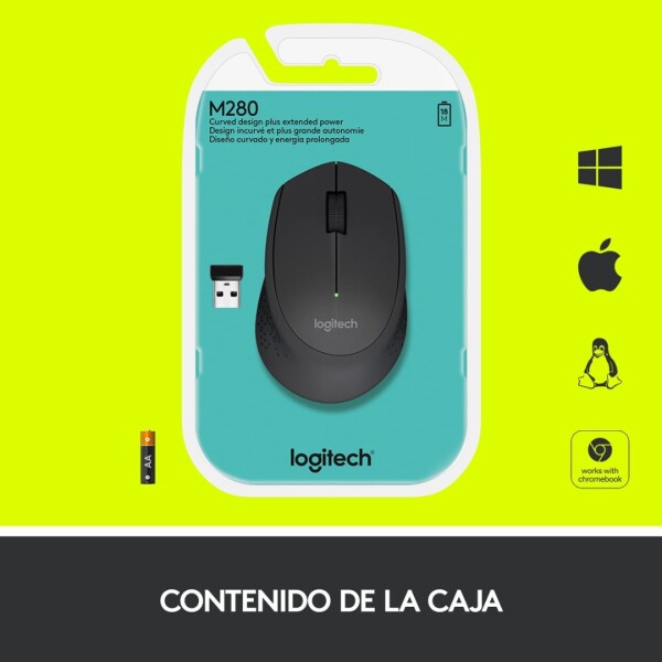 Mouse Inalámbricos Logitech M280 ROJO