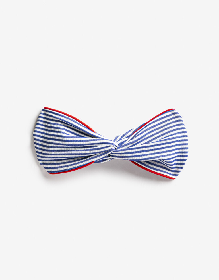 Vinchas Textiles Estampados Vincha Textil Con Nudo - Estampado Rayas