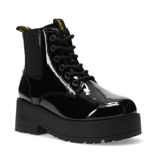Bota de Niña Mini Miss Carol Myrdal Gris - Negro