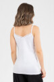 Musculosa con puntilla Blanco