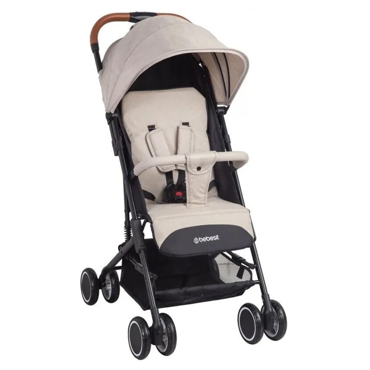 Coche de bebé Bebesit Sprint plegable ultra compacto - Beige 